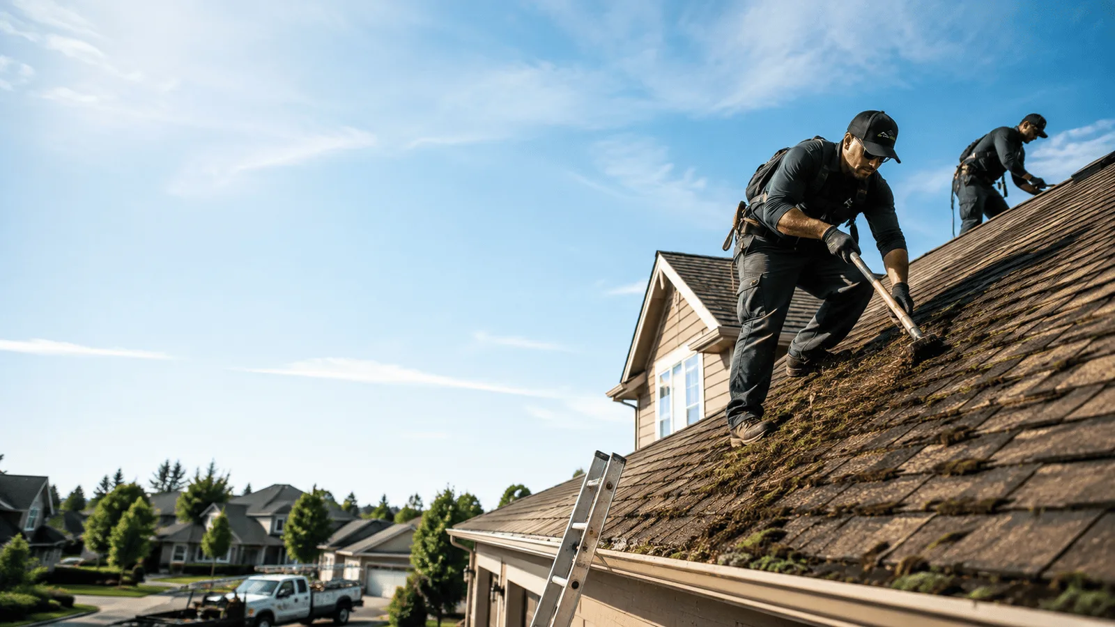 Roof Moss Removal in Gridley, IL near me